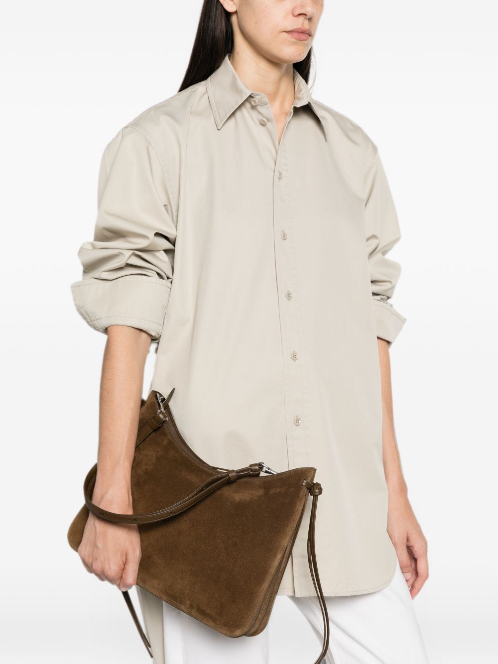 GIG MEDIUM LEATHER SHOULDER BAG