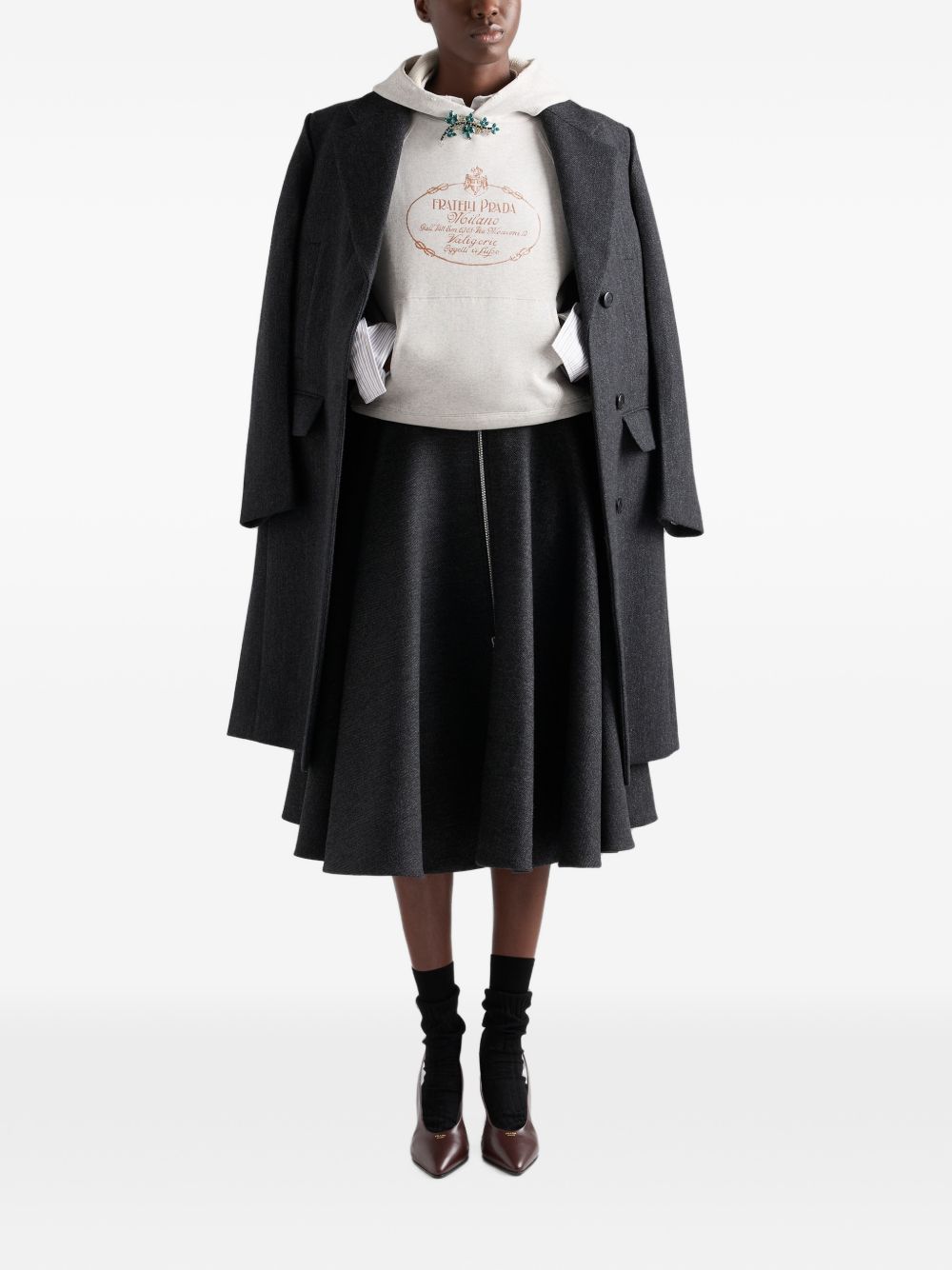 LOGO COTTON HOODIE
