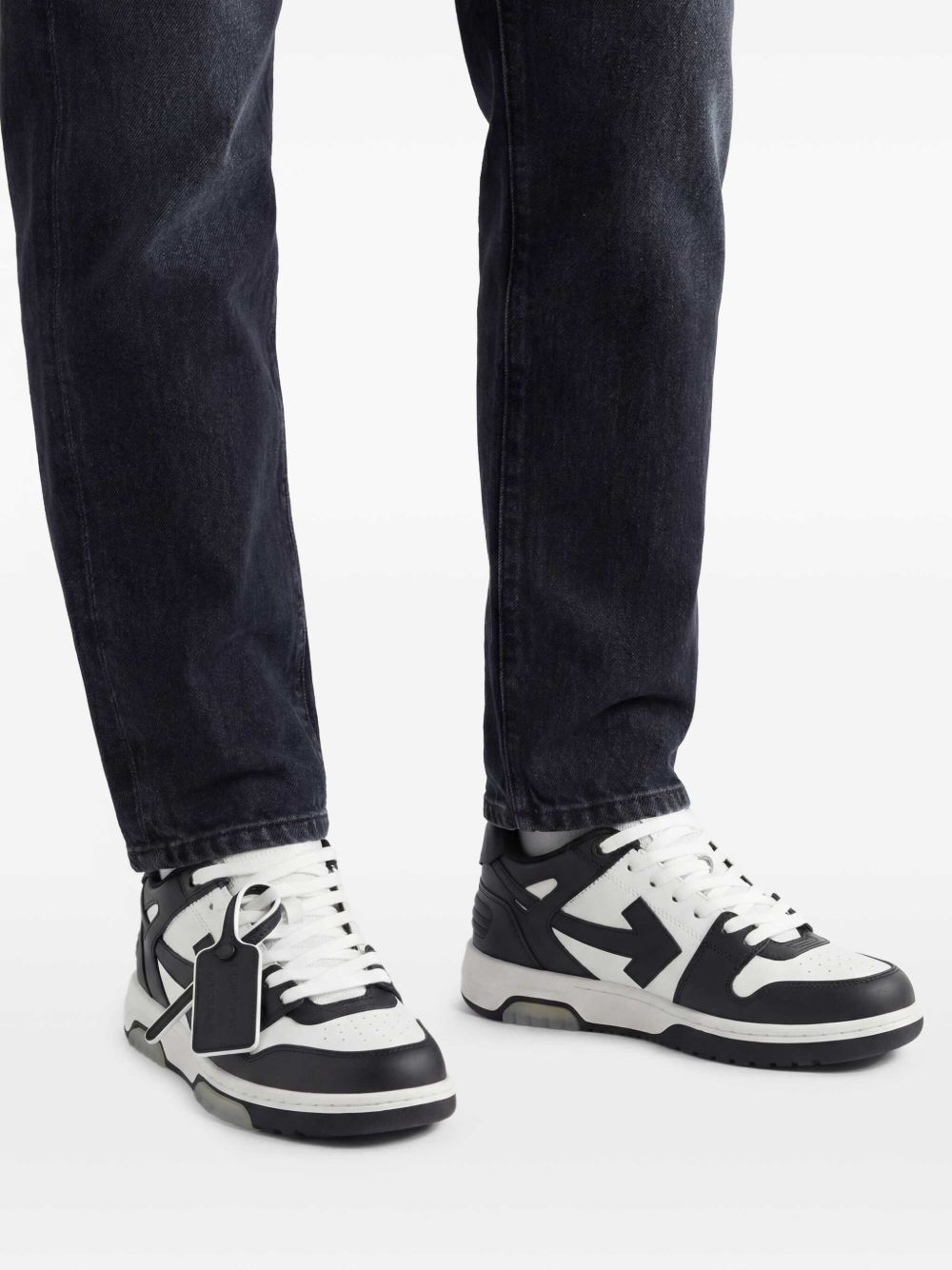 OUT OF OFFICE LEATHER SNEAKERS