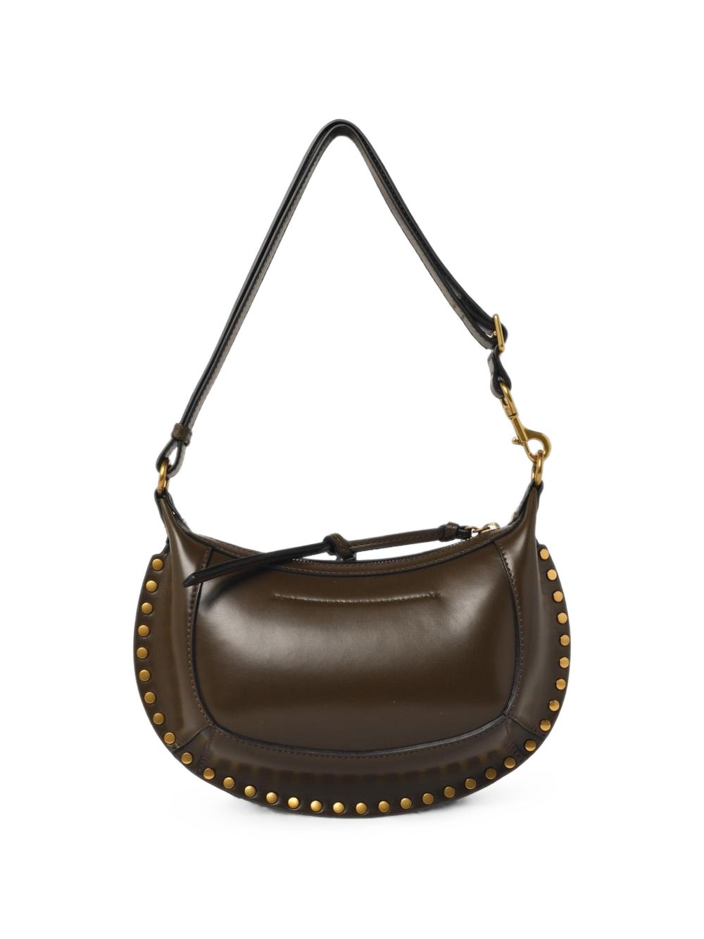 MOON POCKET LEATHER SHOULDER BAG