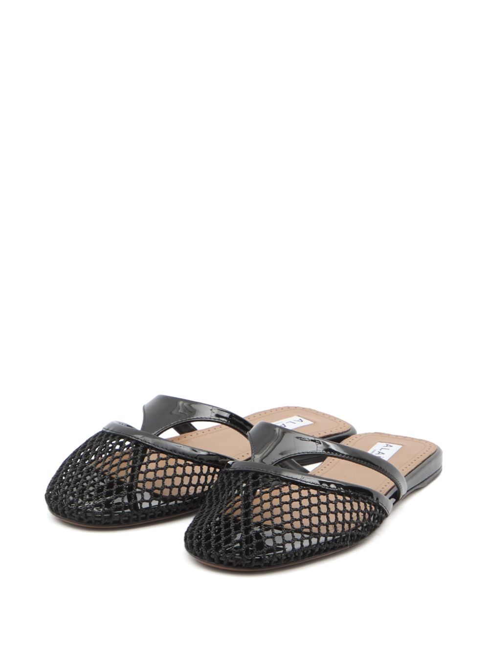 FISHNET THONG SANDALS