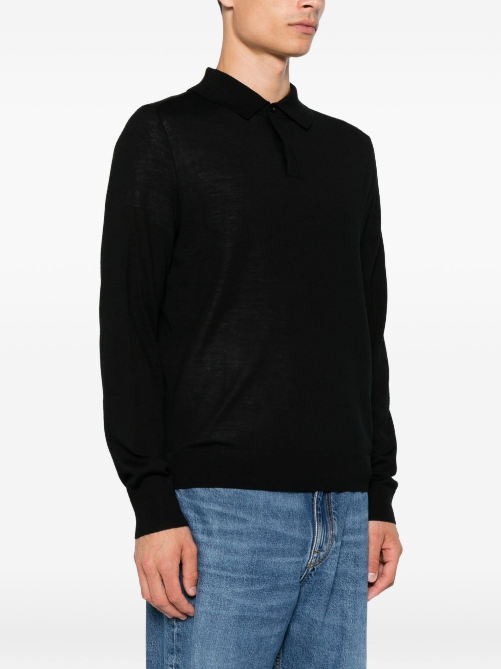 WOOL POLO SHIRT