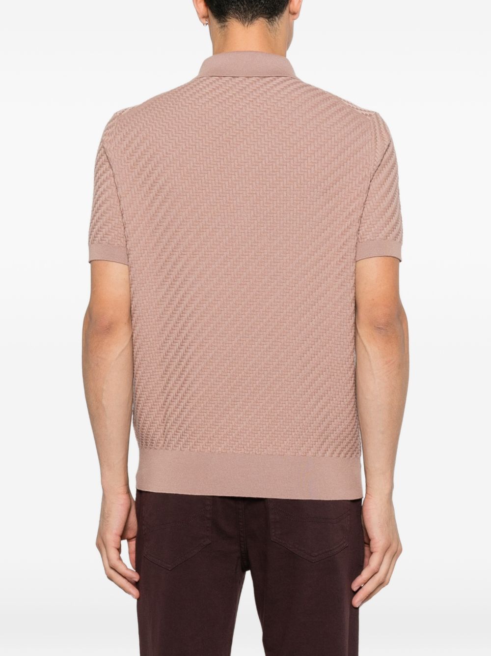COTTON AND CASHMERE POLO SHIRT