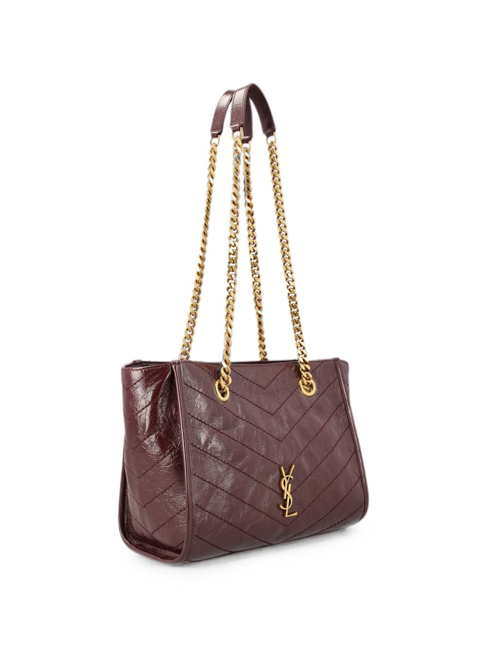 NIKI SMALL LEATHER TOTE BAG