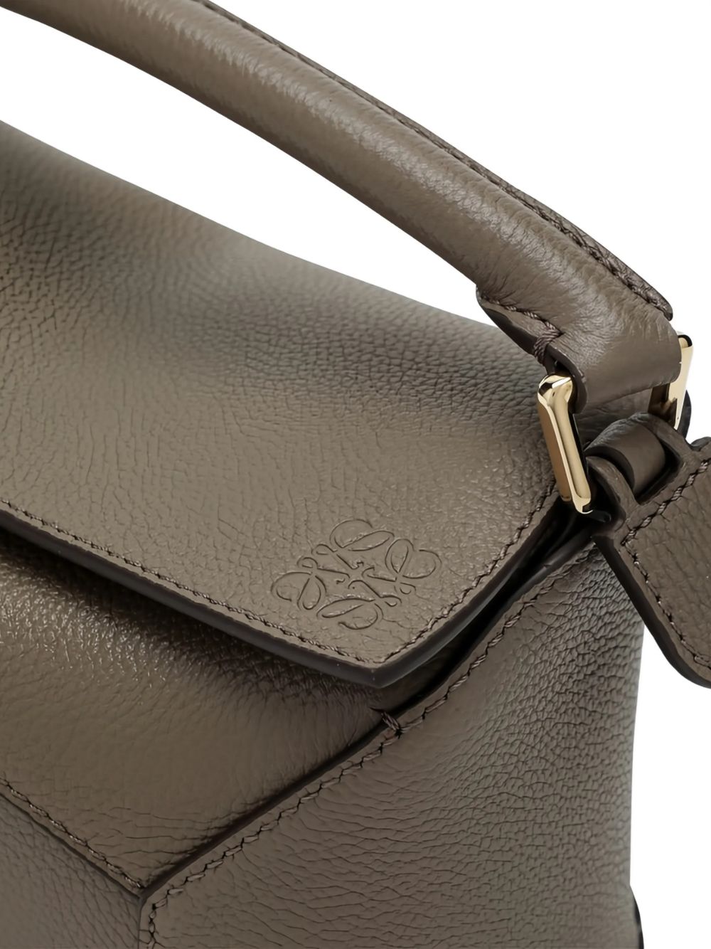 PUZZLE EDGE MINI LEATHER HANDBAG