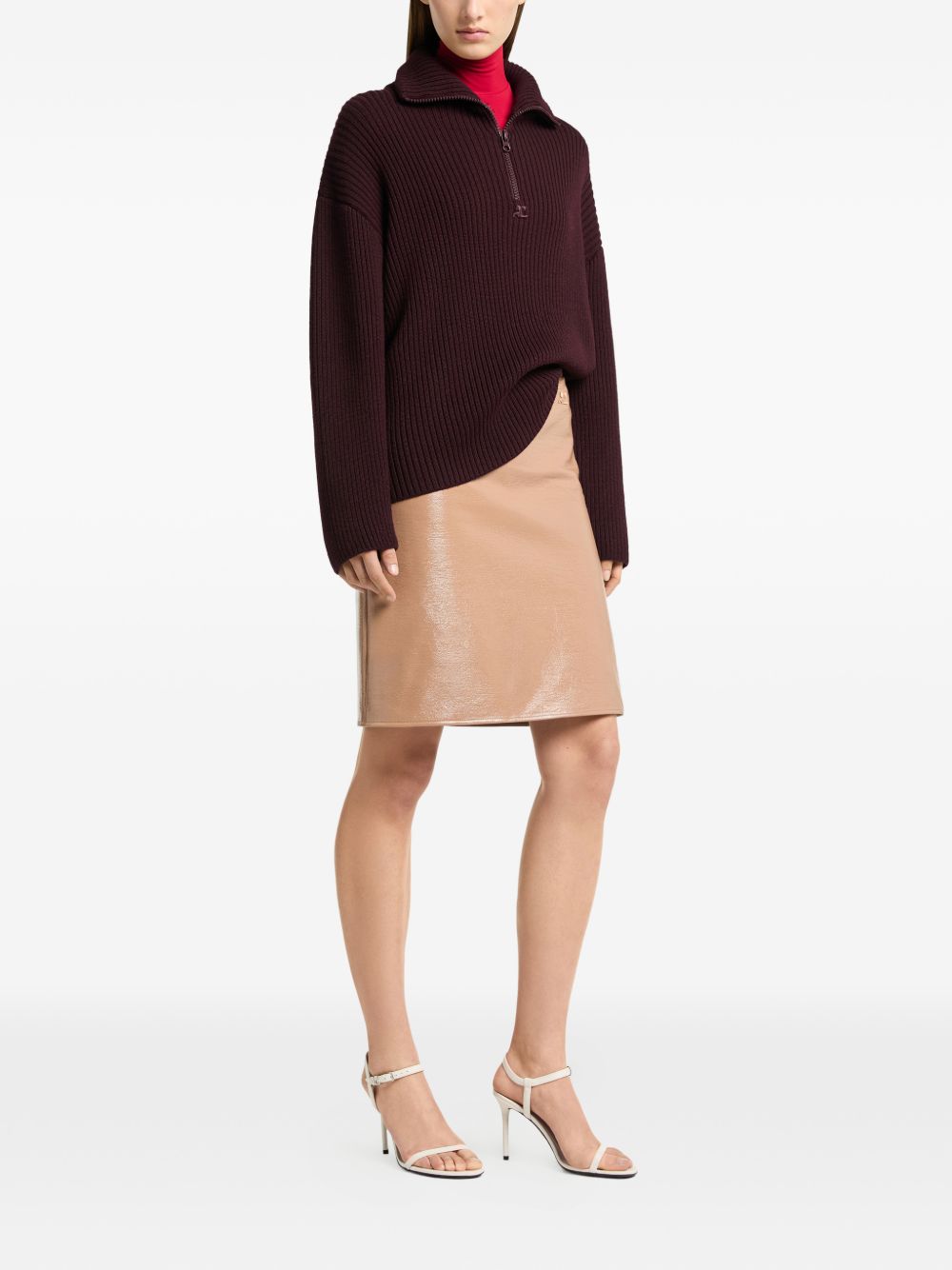 RIBBED WOOL SWEATER