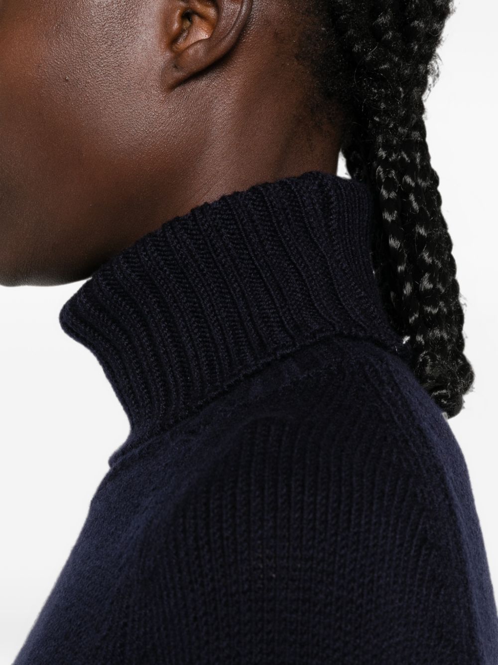 WOOL TURTLE-NECK SWEATER