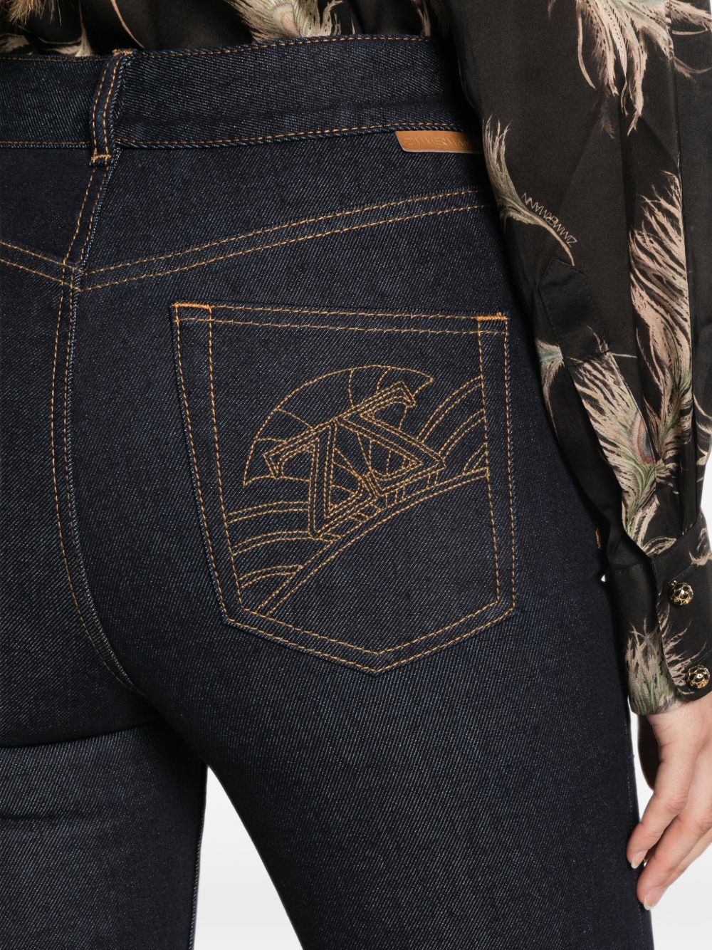 FLARED DENIM JEANS