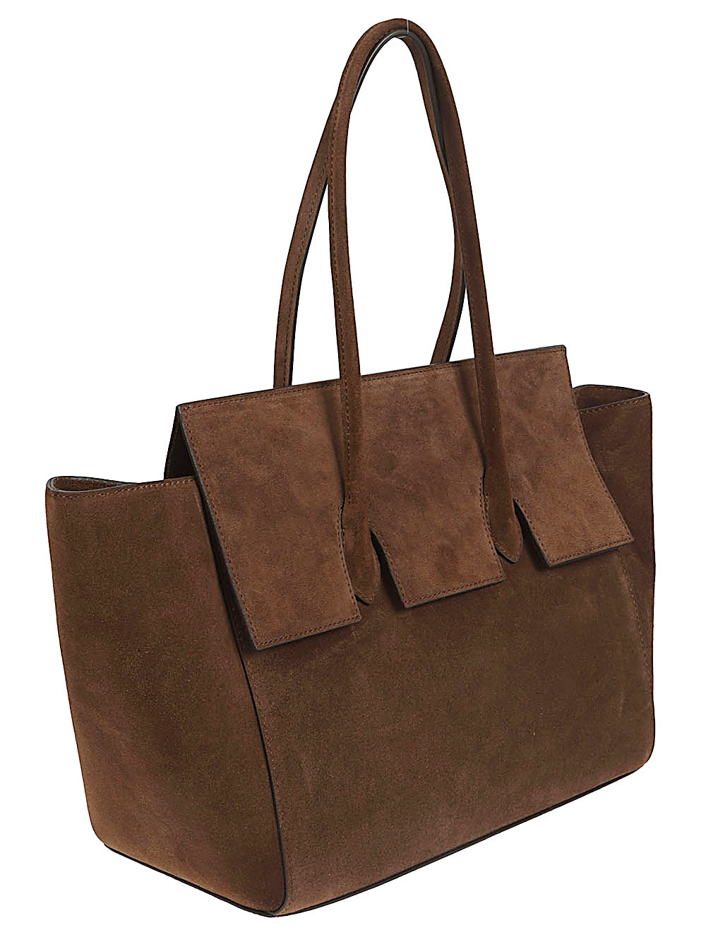 FELICE FLAP LEATHER TOTE BAG