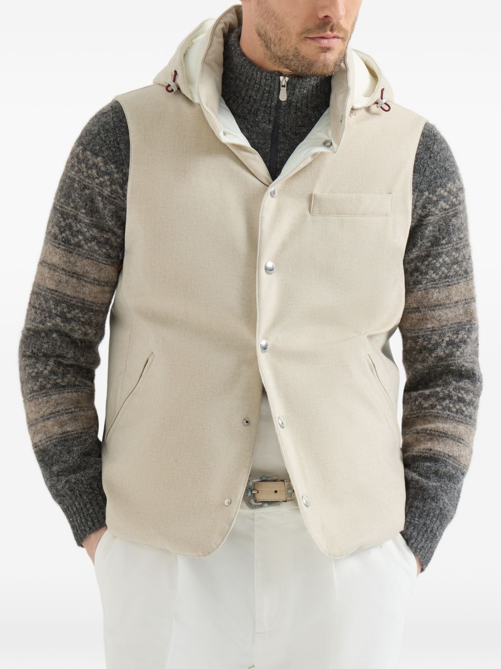 WOOL PADDED VEST