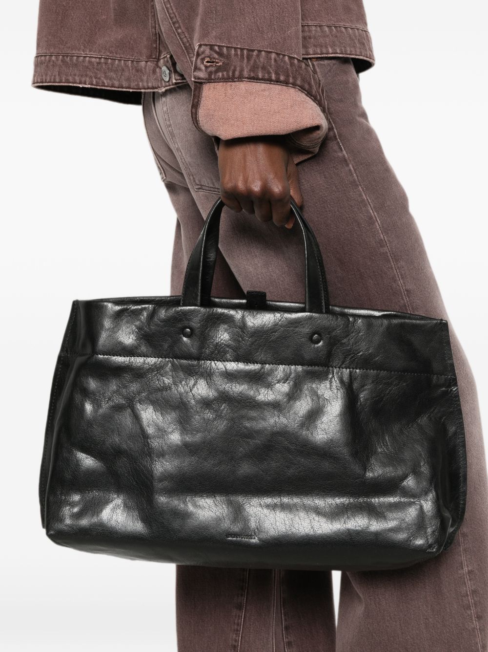 ELLI LEATHER TOTE BAG