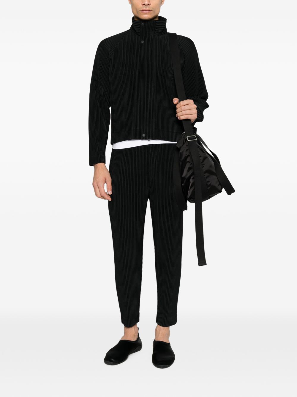 PLEATED TROUSERS