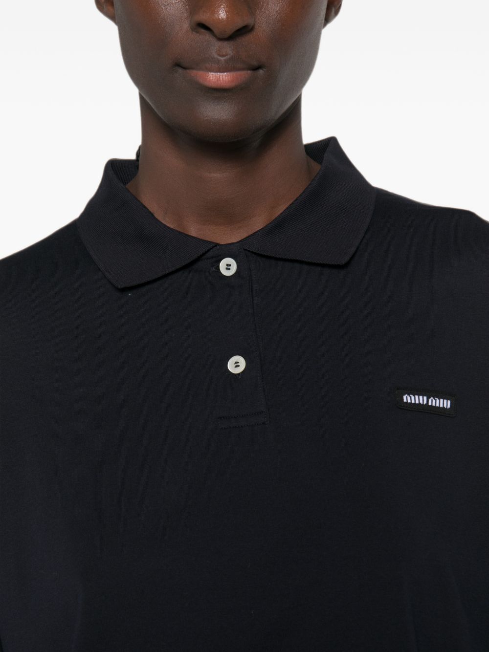 COTTON LAYERED POLO SHIRT