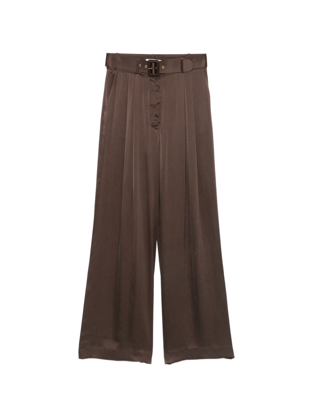 SILK TUCK TROUSERS