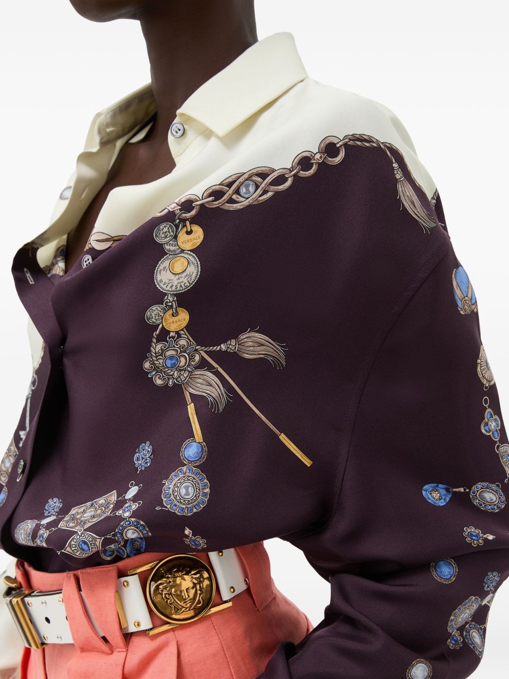 PRINTED SILK SHIRT