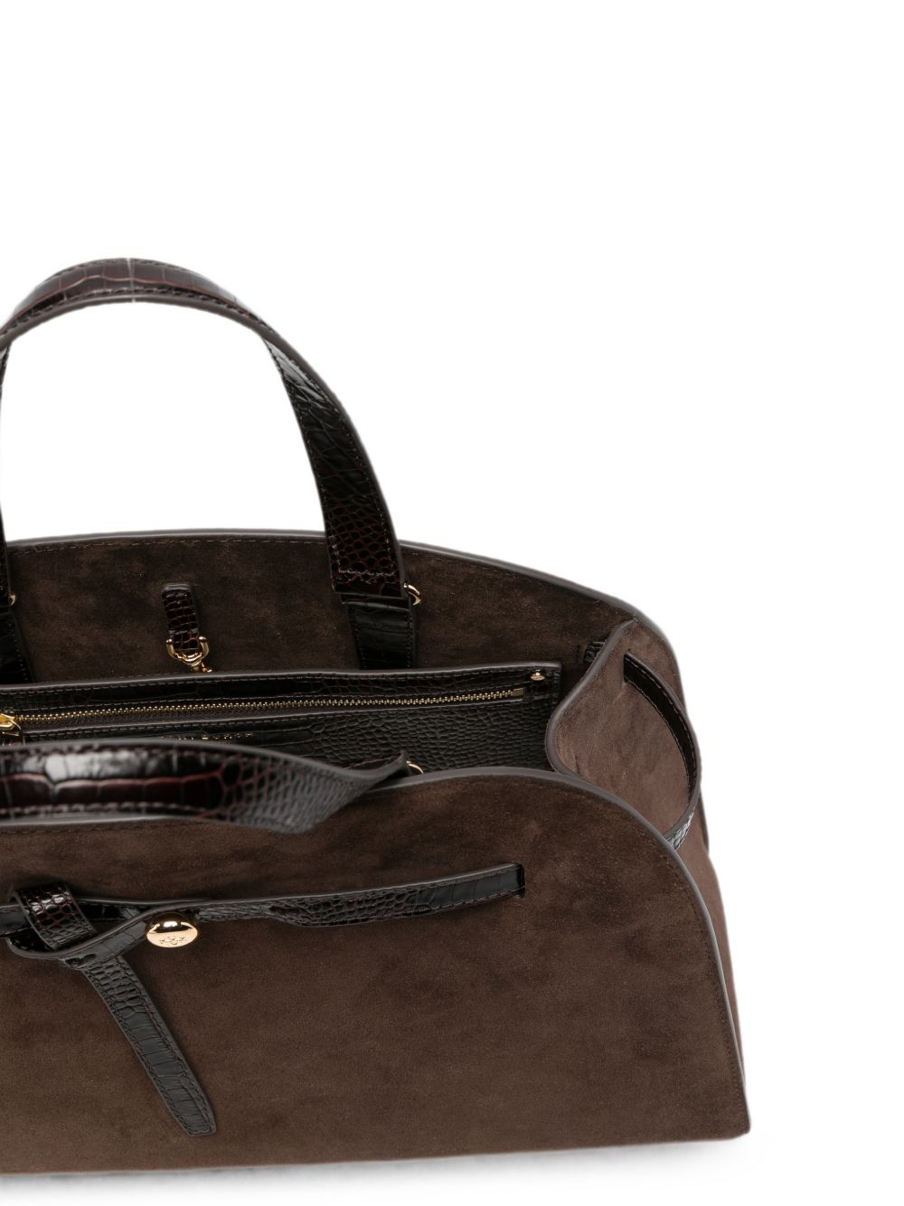 ROMY SUEDE LEATHER BOSTON BAG