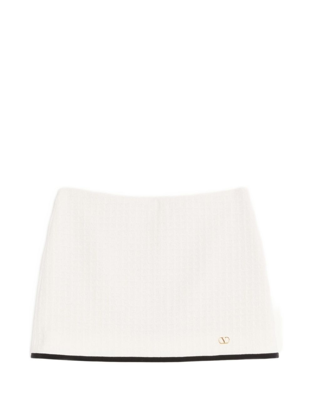 TWEED COTTON SKIRT PANTS