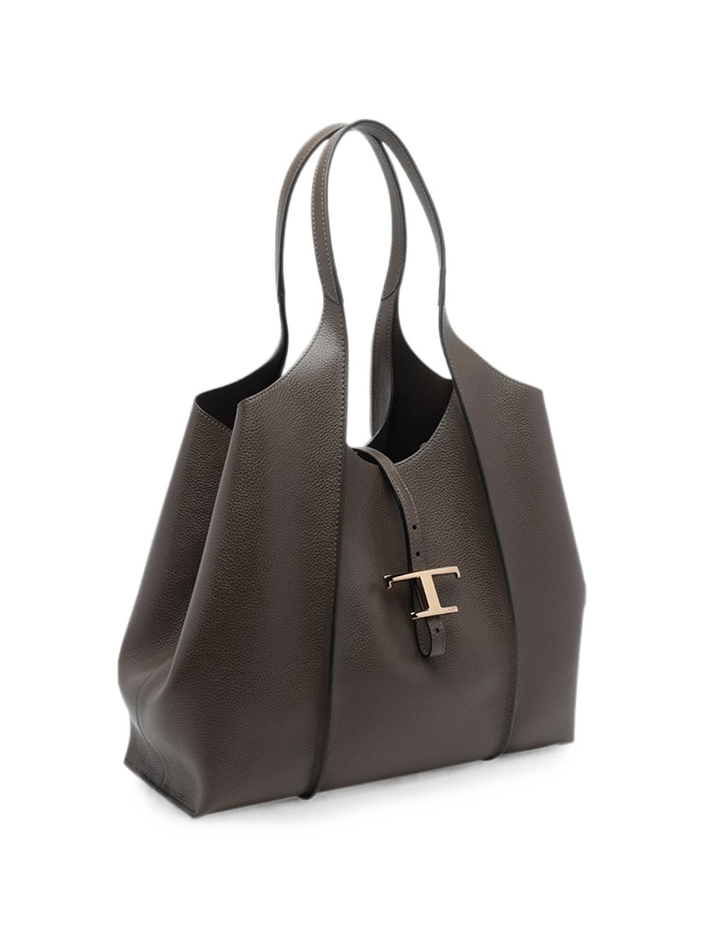 T TIMELESS MEDIUM LEATHER TOTE BAG