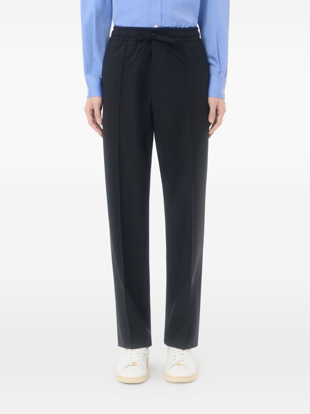 VLOGO WOOL TROUSERS
