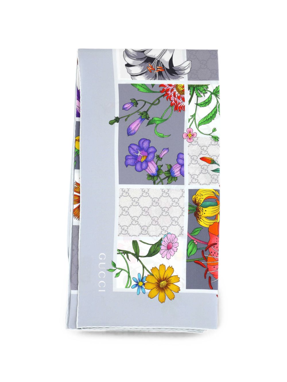 PRINTED SILK FOULARD