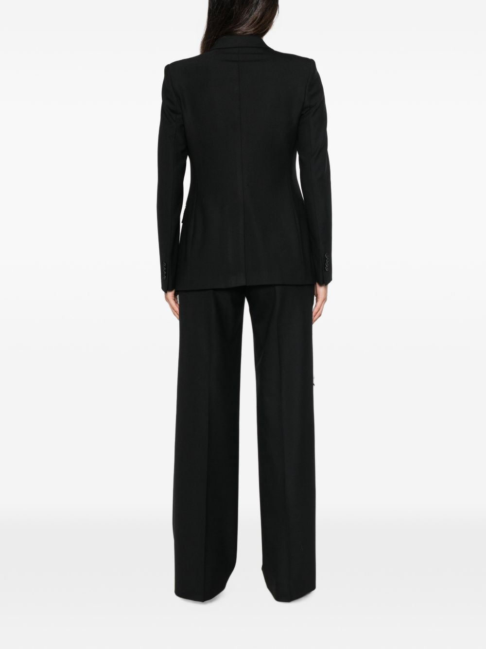 DOUBLE-BREASTED WOOL BLEND SUIT