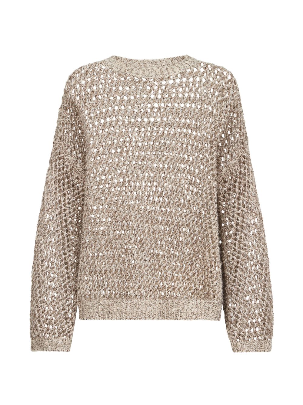 WOOL AND SILK CREWNECK SWEATER