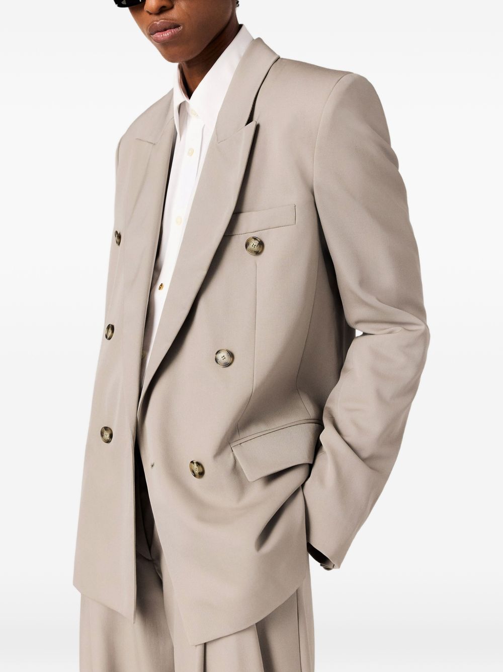 WOOL DOUBLE-BREASTED JACKET