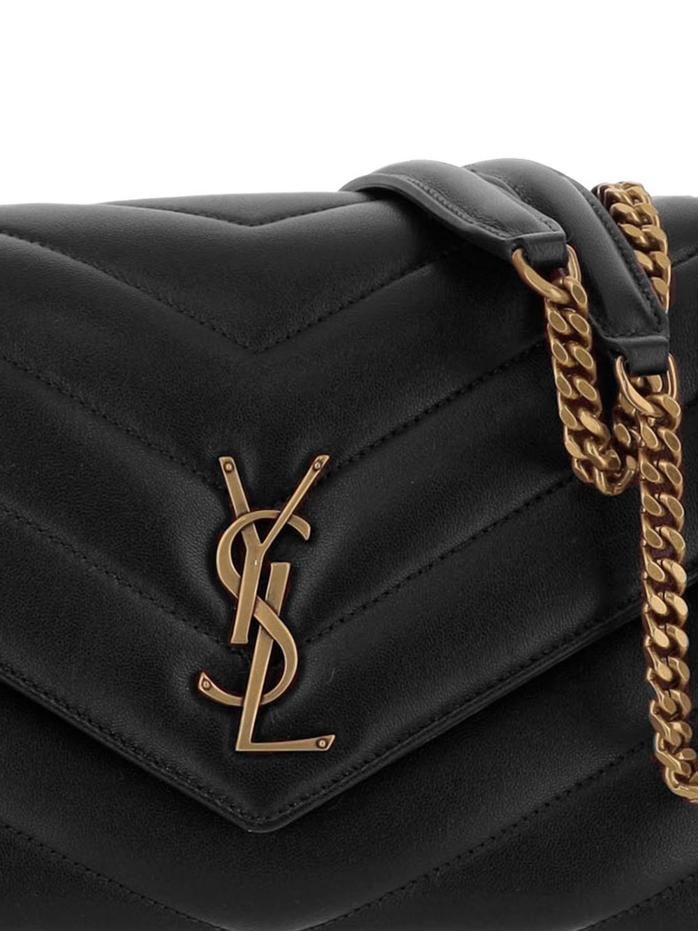 LOULOU MEDIUM LEATHER SHOULDER BAG
