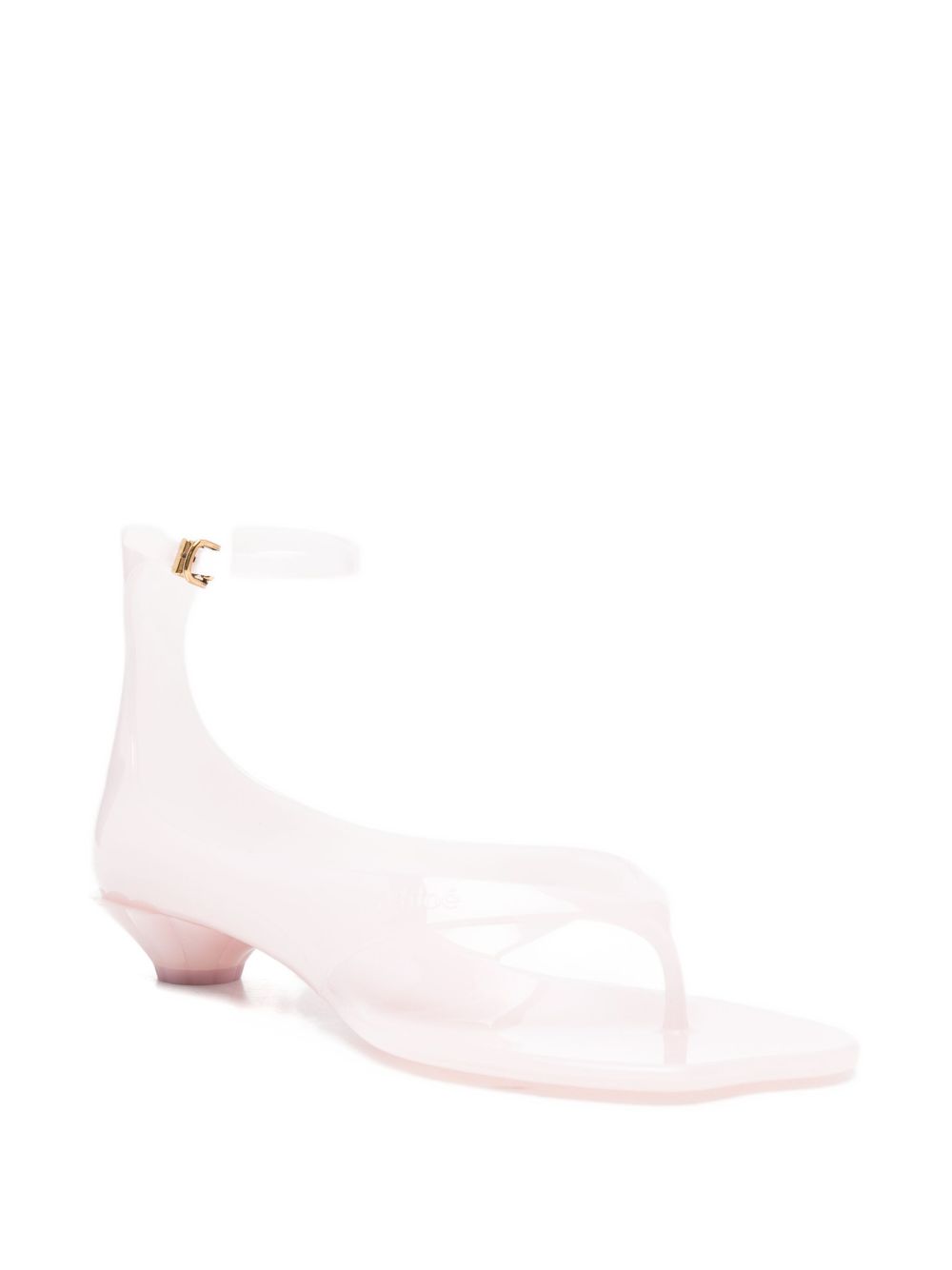 CHLOÉ JELLY THONG SANDALS