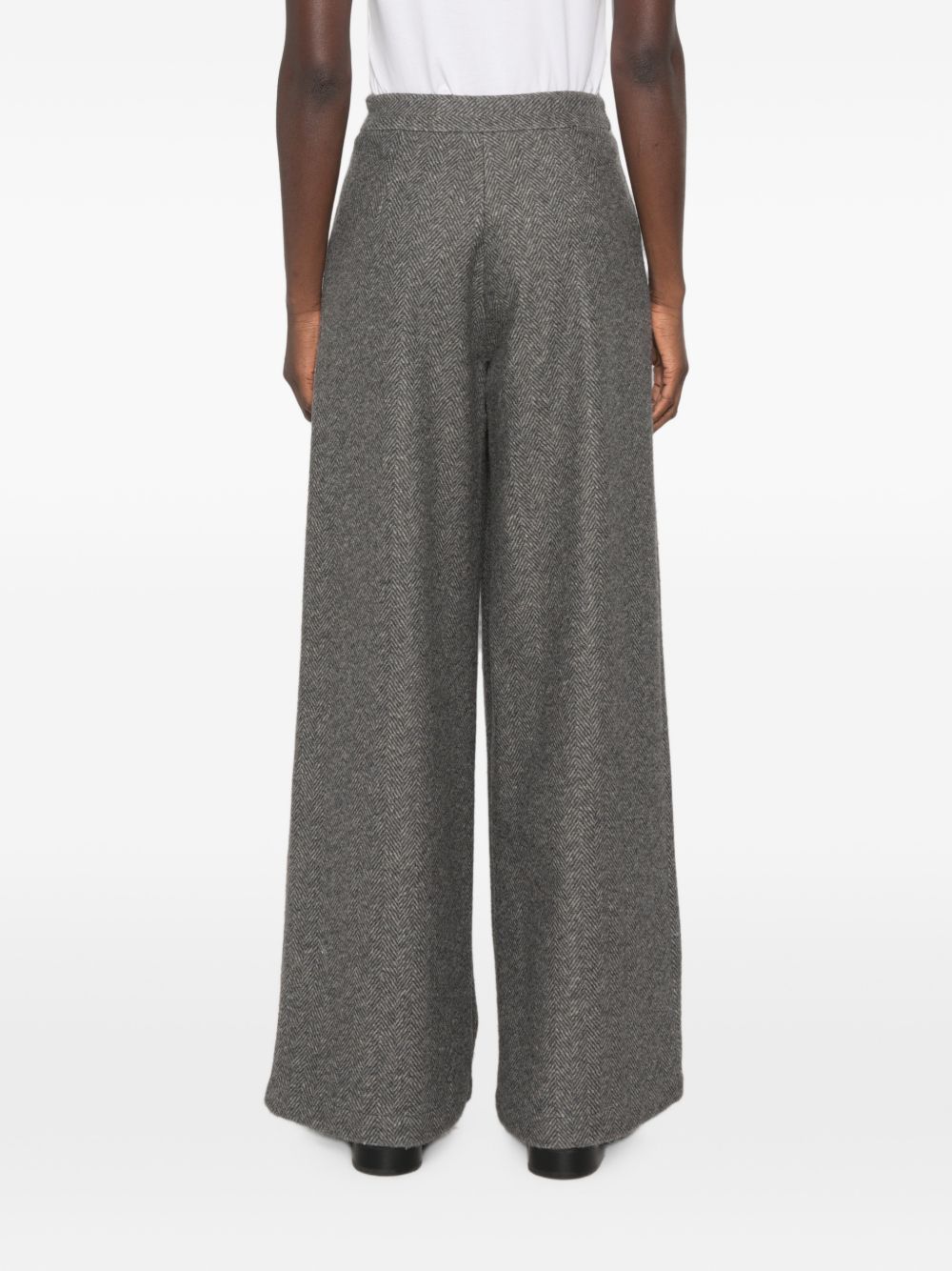 WOOL BLEND TROUSERS