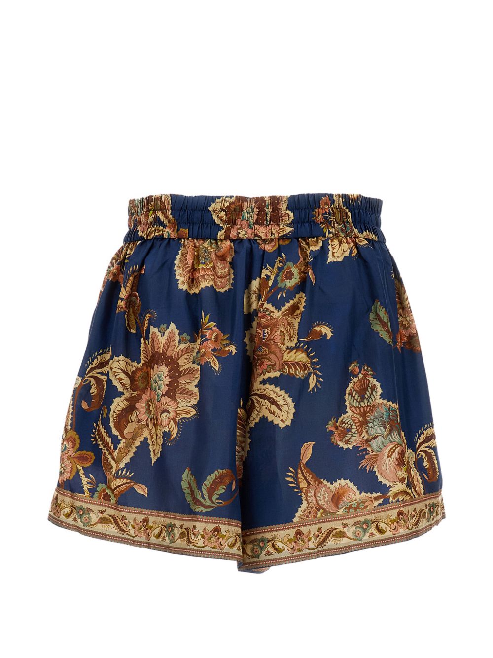ASTER PRINTED SILK SHORTS