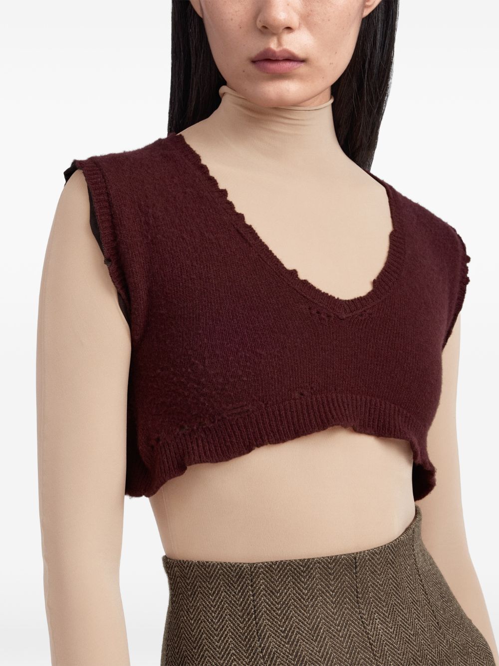 COTTON CROPPED TOP