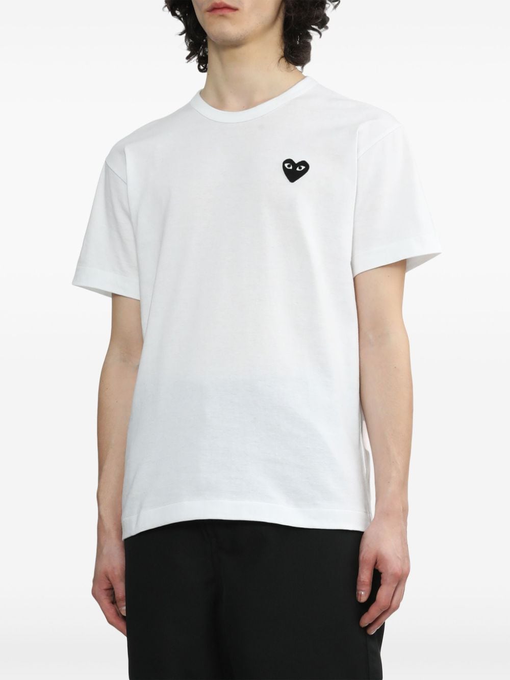 BLACK HEART COTTON T-SHIRT