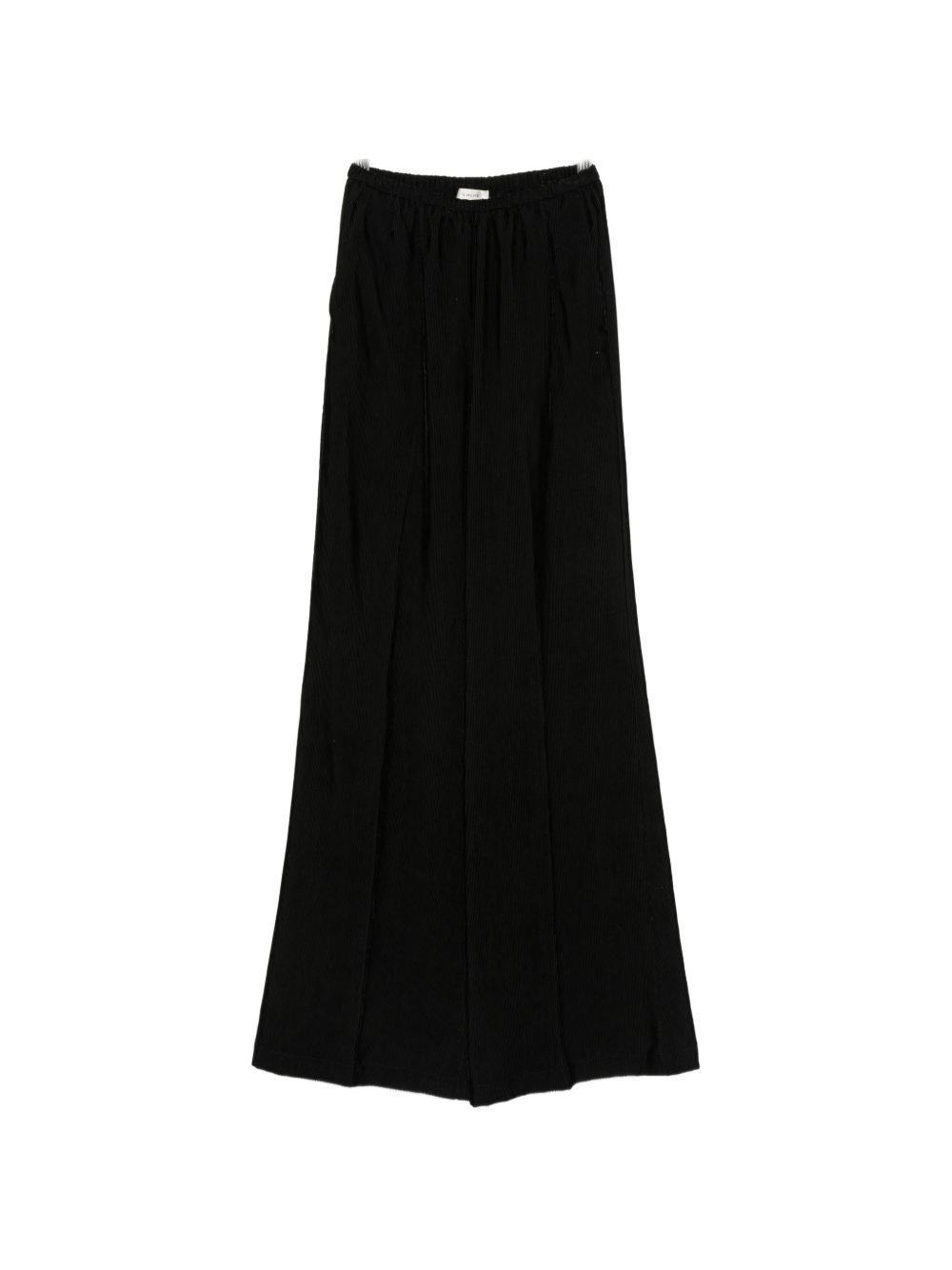VELVET FLARED TROUSERS
