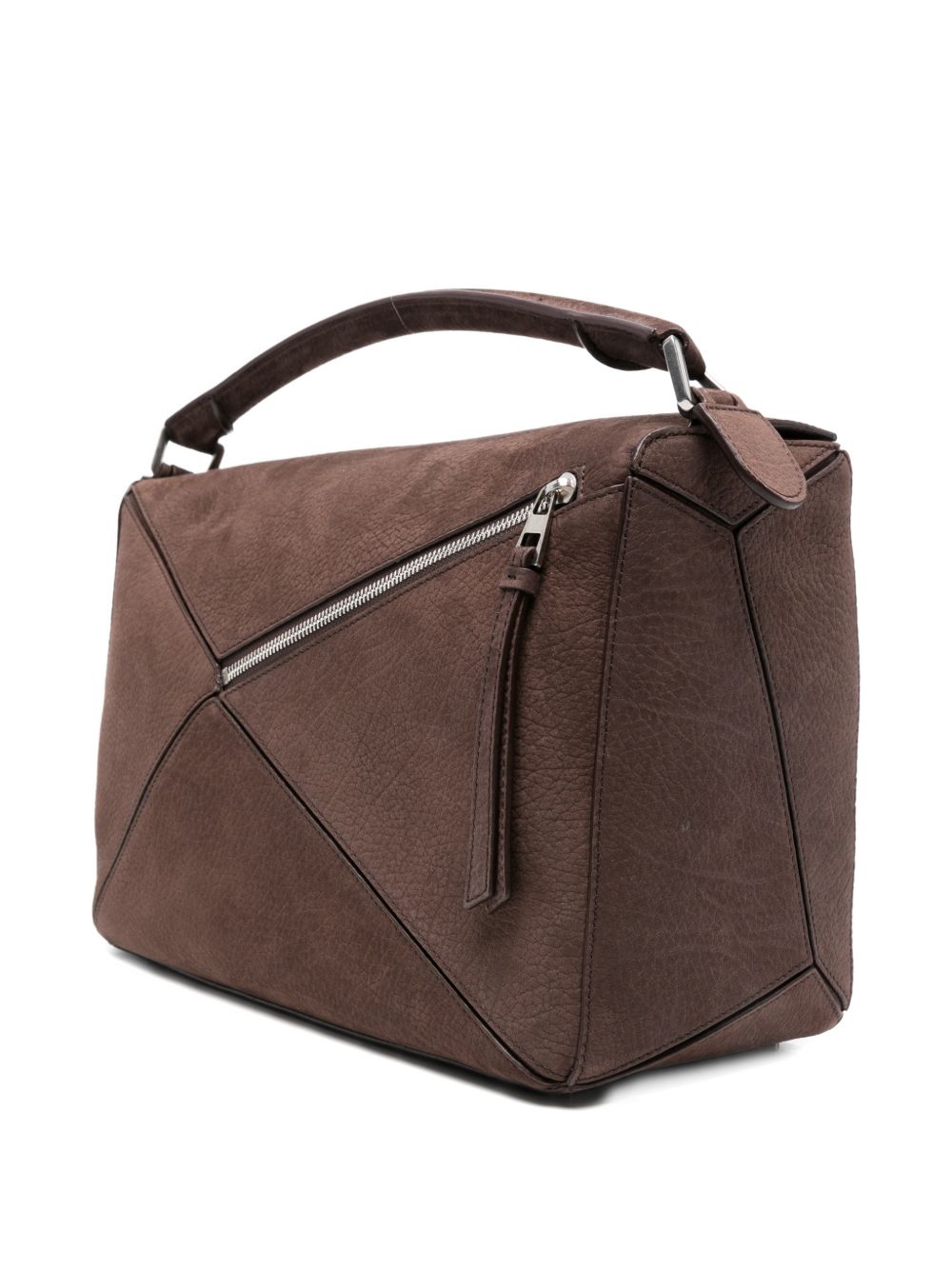PUZZLE LARGE LEATHER HANDBAG
