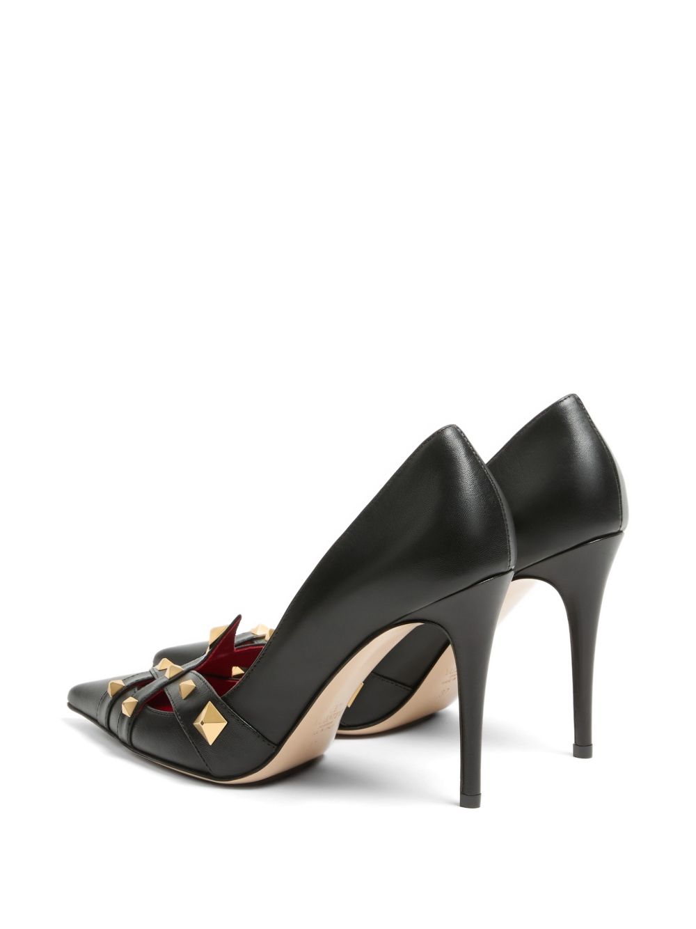 STUDDY LEATHER PUMPS