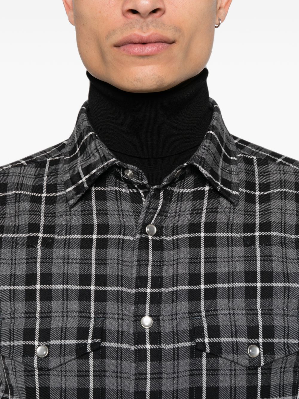 CHECKED COTTON SHIRT