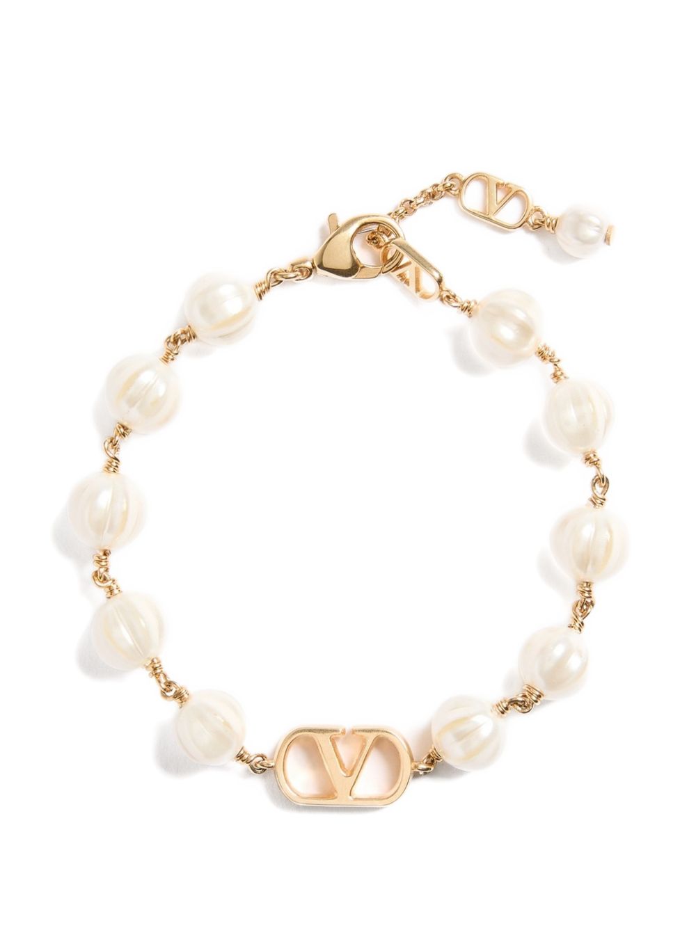 VLOGO SIGNATURE PEARL BRACELET