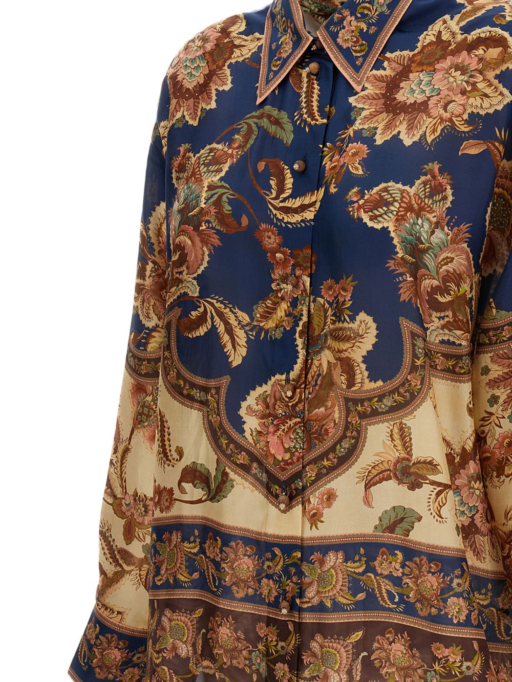 ASTER PRINTED SILK SHIRT