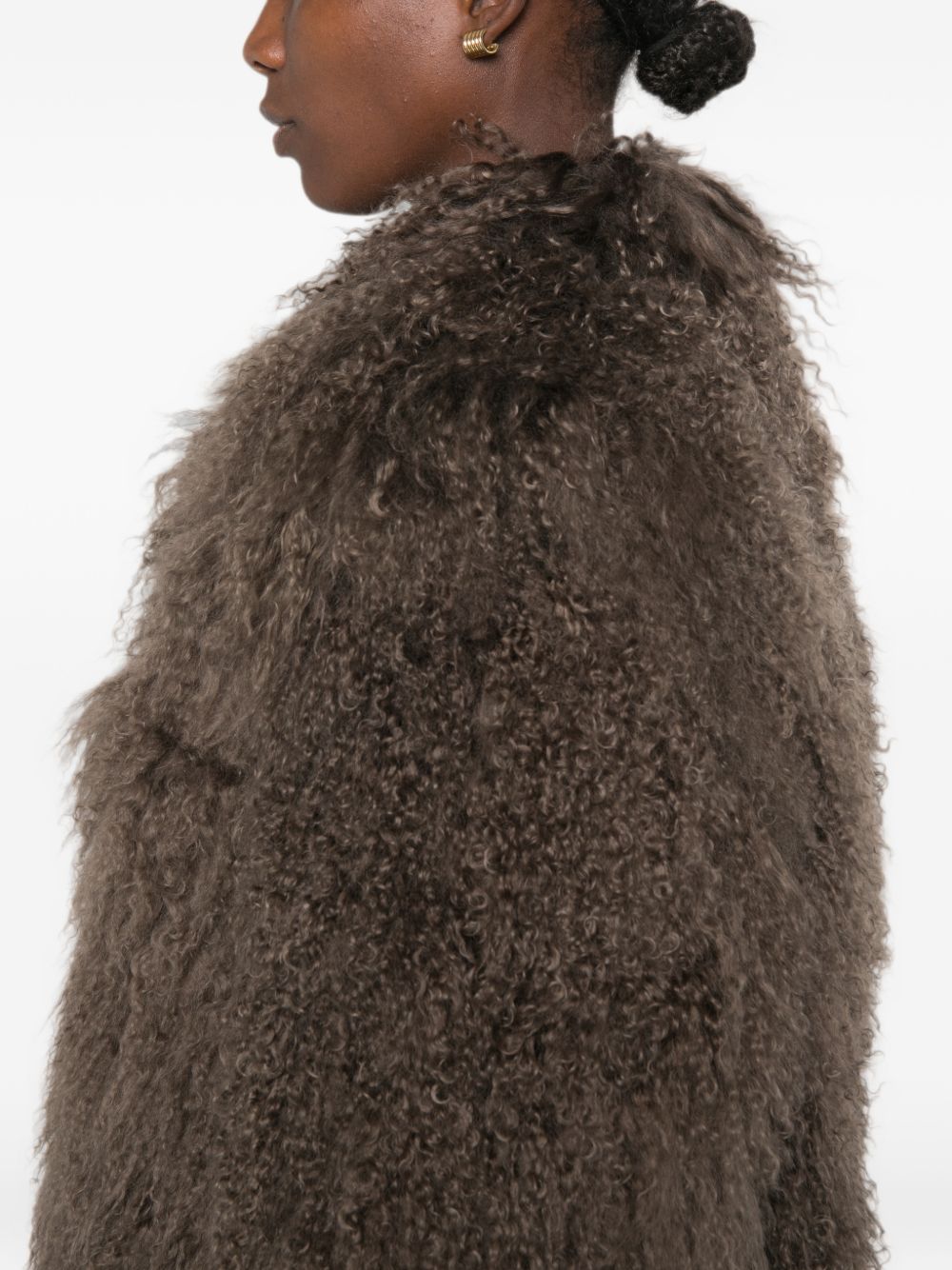 SHEARLING-EFFECT JACKET