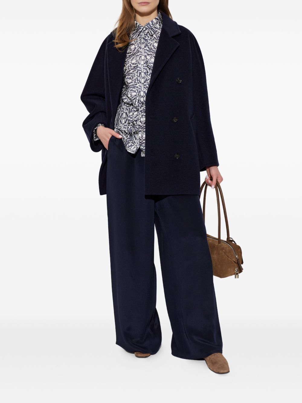 WOOL AND CASHMERE SHORT COAT