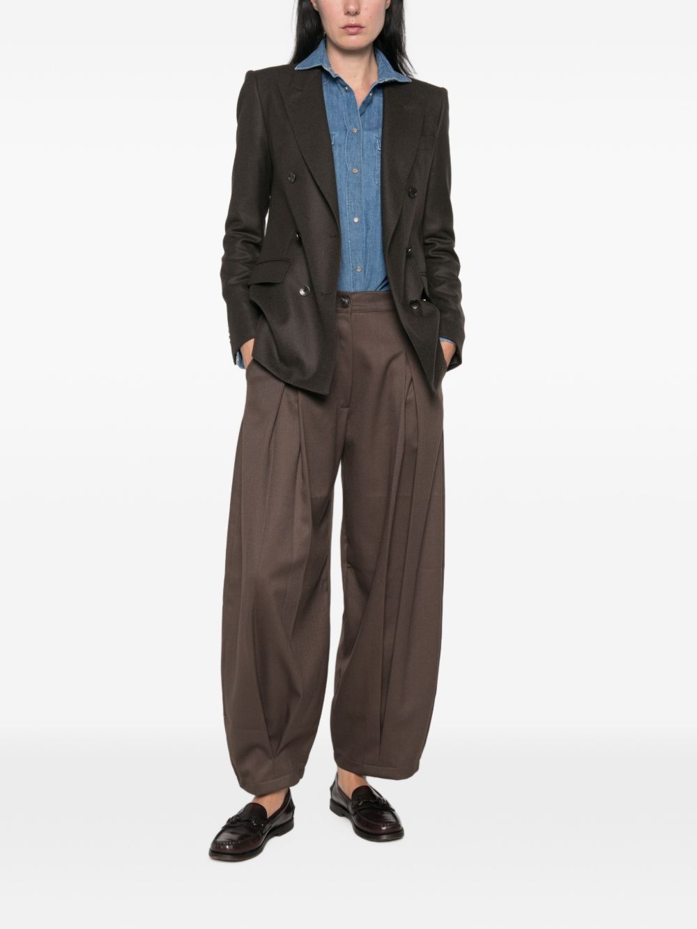 WOOL DOUBLE-BREASTED JACKET