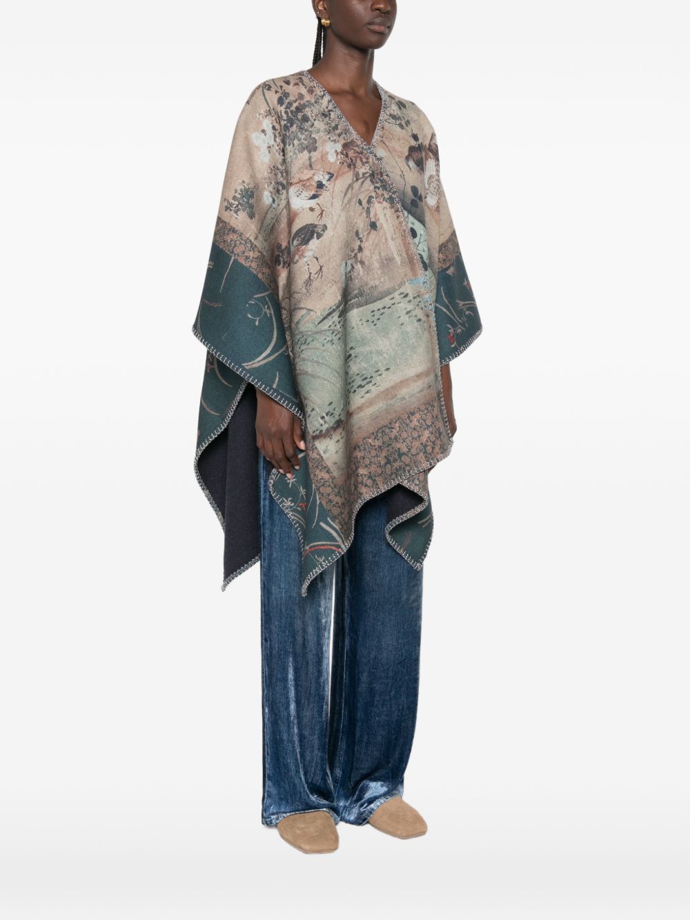 WOOL PONCHO
