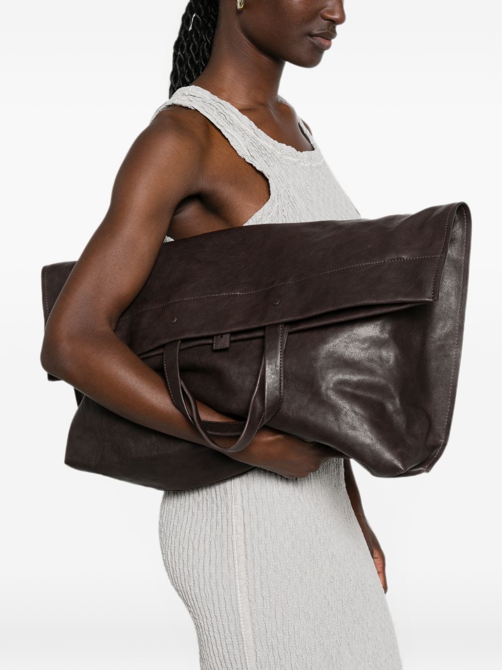MATTI LEATHER TOTE BAG