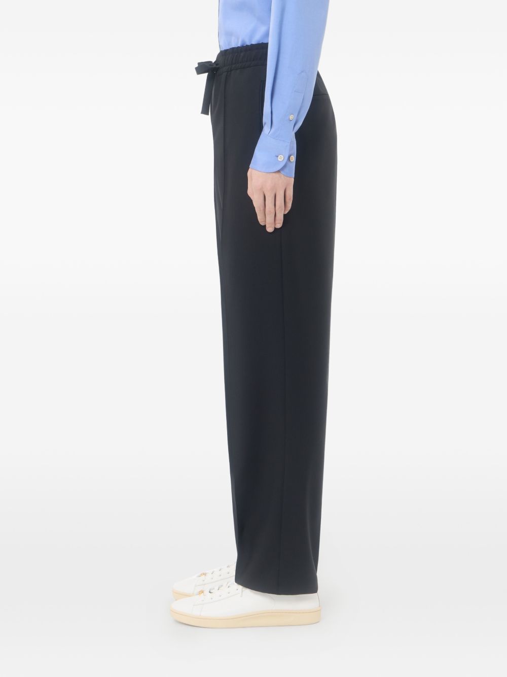 VLOGO WOOL TROUSERS
