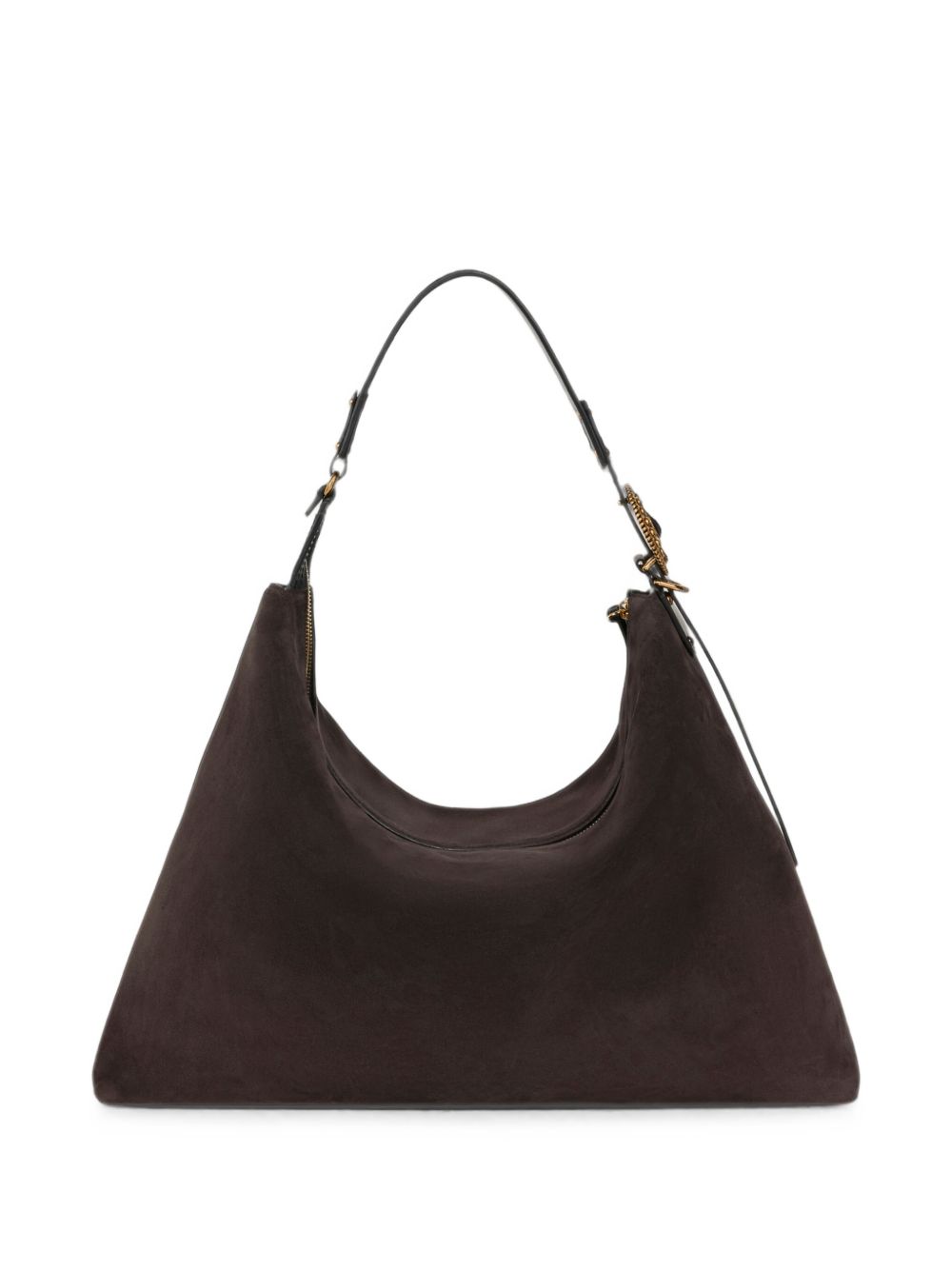 LARGE LEATHER HOBO BAG