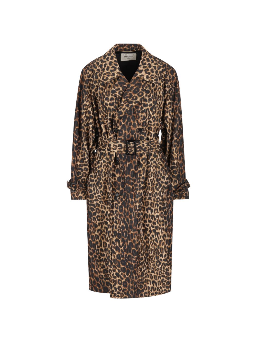 PRINTED NYLON TRENCH COAT