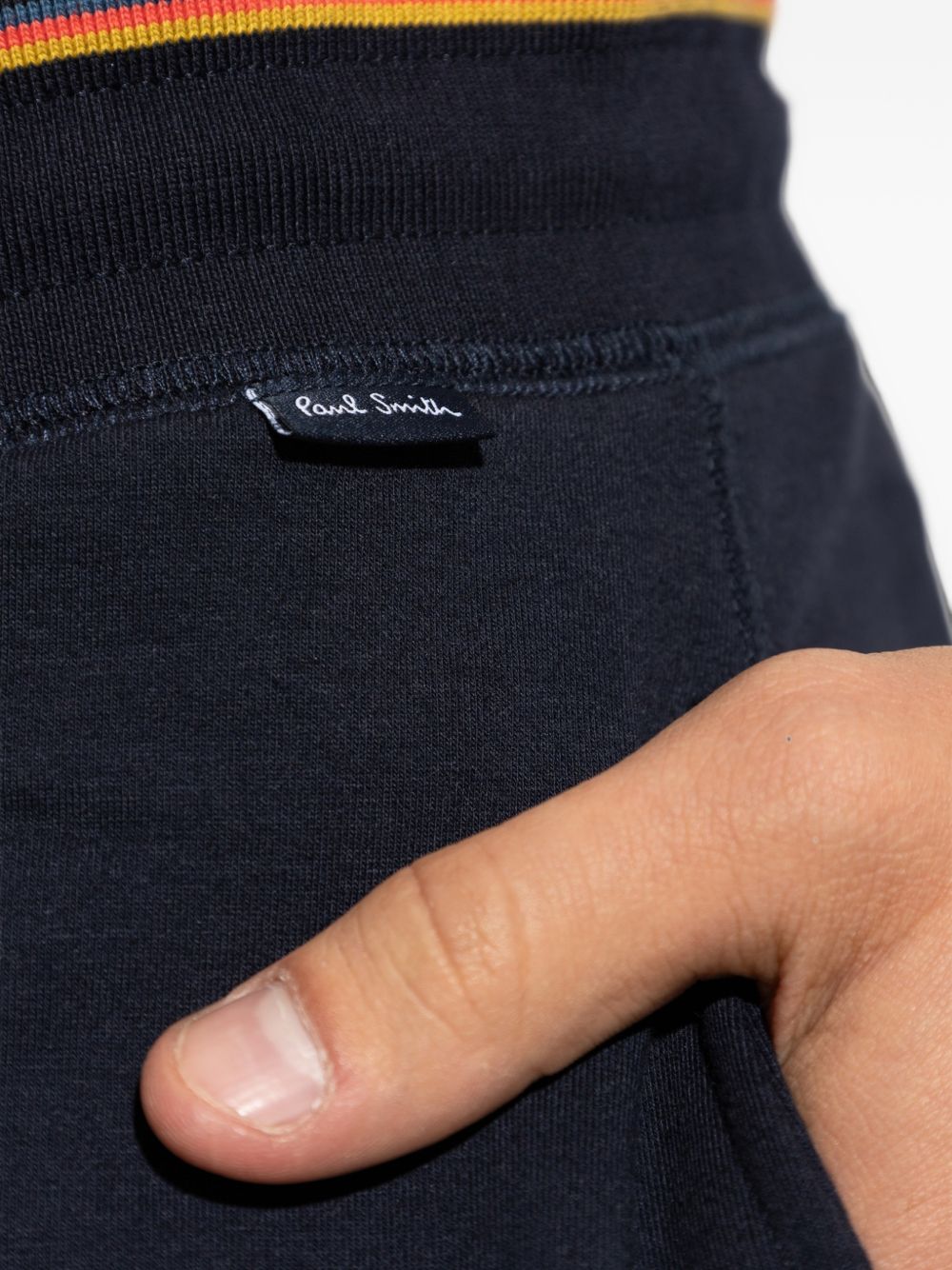 ARTIST STRIPE COTTON SWEATPANTS