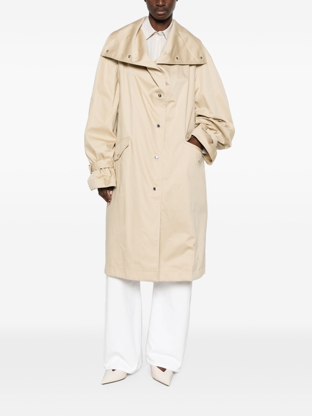 COTTON TRECH COAT
