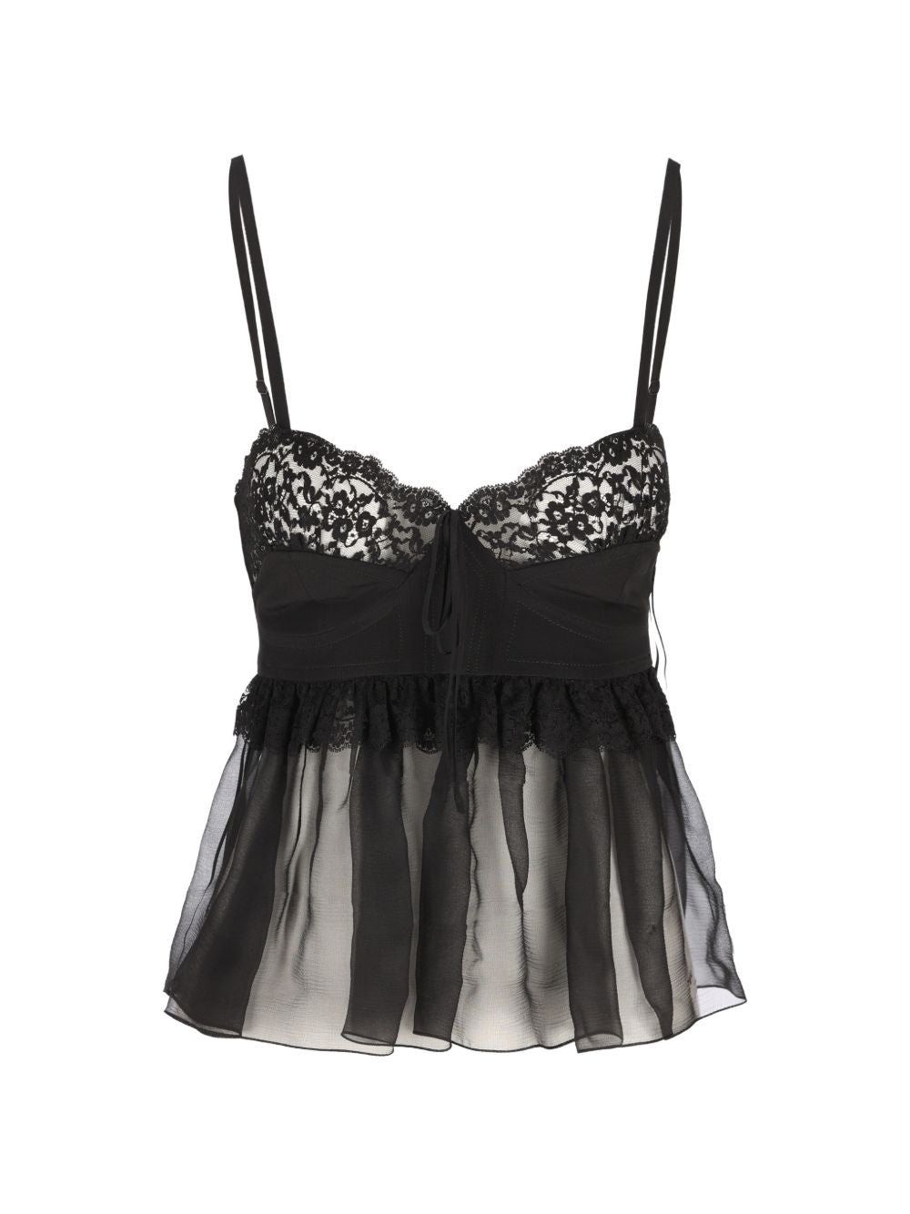 SILK LINGERIE TOP